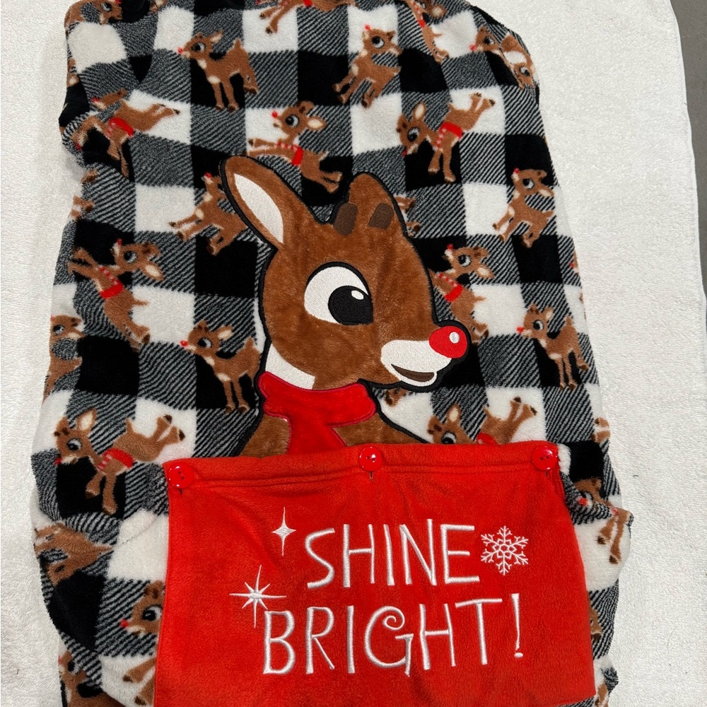 Festive Black and White Sleep Sacks with Reindeer Design